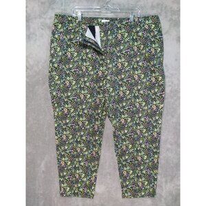 J. Jill Floral Ankle Pants - Multicolor